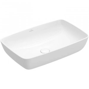 Раковина накладная Villeroy & Boch Artis 58х38 см TitanCeram альпийский белый 41725801 Раковина накладная Villeroy & Boch Artis 58х38 см TitanCeram альпийский белый 41725801