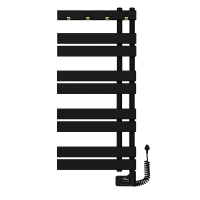 Полотенцесушитель  Primoclima FLAT 500 Вт черный матовый PC FLAT 500 W
