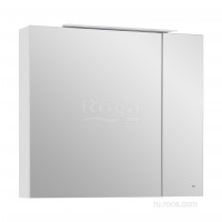 Шкаф зеркальный Roca Oleta 800х700х137 мм LED Белый матовый A857647501