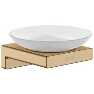 Мыльница Hansgrohe AddStoris шлифованная бронза 41746140 Мыльница Hansgrohe AddStoris шлифованная бронза 41746140