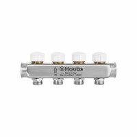 Коллектор Hoobs из нержавеющей стали с термостатическими клапанами 1 x 3/4 9 выходов HB-INCTO-711509