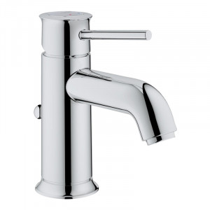 Смеситель для раковины Grohe BauClassic со сливным гарнитуром 23161000 Смеситель для раковины Grohe BauClassic со сливным гарнитуром 23161000