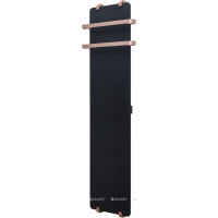 Полотенцесушитель Allen Brau INFINITY 1800х440 мм черный матовый с рейлингом 2.0 и креплением медь браш 00325634