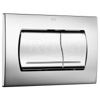 Панель смыва Roca Active 52B 2 режима 255х170х32 мм хром глянцевый 8901150B1