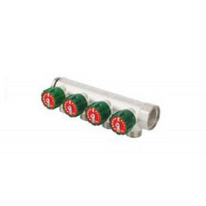 Коллектор модульный Hoger 3/4 x 1/2 HP 3 контура вентили 90° латунь EMW0303T Коллектор модульный Hoger 3/4 x 1/2 HP 3 контура вентили 90° латунь EMW0303T