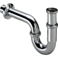 Сифон трубчатый для умывальника Duravit труба 300 мм хром 0050260000