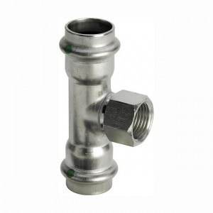 Тройник переходной Viega Sanpress Inox нержавеющая сталь 28x1x28 мм 449506 Тройник переходной Viega Sanpress Inox нержавеющая сталь 28x1x28 мм 449506