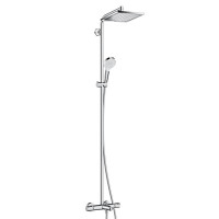 Душевая система для ванны с термостатом hansgrohe Crometta E 240 1jet 27298000