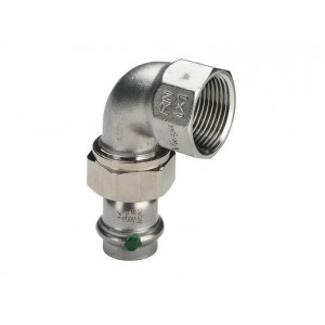 Отвод переходной 90° Viega Sanpress inox 22 мм x 3/4 ВР нержавеющая сталь 437329 Отвод переходной 90° Viega Sanpress inox 22 мм x 3/4 ВР нержавеющая сталь 437329