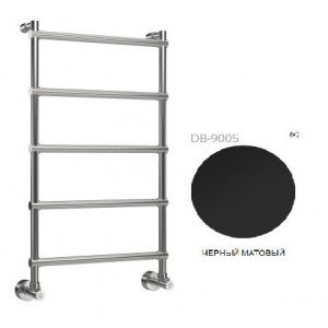 Полотенцесушитель водяной Margaroli 442-5 Matt Black 4424705MB