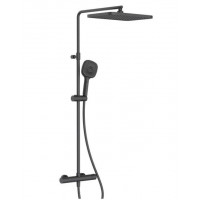 Душевая стойка Splendy Relax S со смесителем черный матовый RS208XTP36S3BM