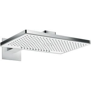 Верхний душ hansgrohe Rainmaker Select 460 2jet с держателем белый/хром 24005400 Верхний душ hansgrohe Rainmaker Select 460 2jet с держателем белый/хром 24005400