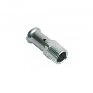 Муфта НР пресс латунная HENCO 26x1 17P-2606 Муфта НР пресс латунная HENCO 26x1 17P-2606