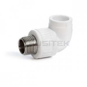 Угольник переходной Fusitek PP-R 90° 25x1/2 НР FT04503