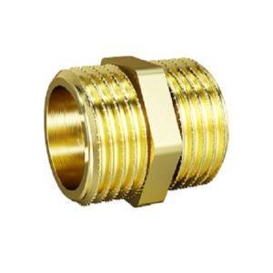 Ниппель резьбовой LD DN25 1 НР-НР латунь LD.65.501.25 Ниппель резьбовой LD DN25 1 НР-НР латунь LD.65.501.25