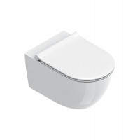 Унитаз подвесной Catalano Sfera 55x35 см безободковый Tornado Cataglaze+ белый глянцевый 0511750001/9056160000