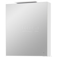 Шкаф зеркальный Roca Oleta 600х700х137 мм петли слева LED белый матовый A857645501