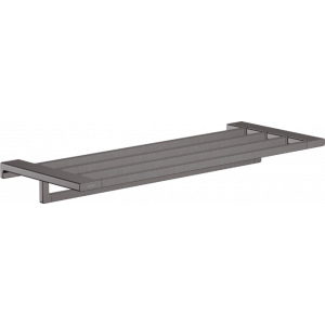 Полка для полотенец Hansgrohe AddStoris 648 мм шлифованный черный хром 41751340 Полка для полотенец Hansgrohe AddStoris 648 мм шлифованный черный хром 41751340