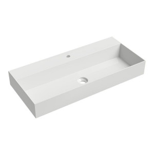 Раковина Ceramica Alice SPY 101x46х13.5 см накладная/подвесная белый глянцевый 34350101