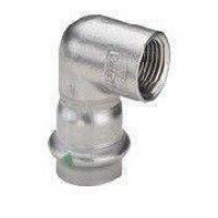 Угловой переход Viega Sanpress Inox 90° 15x1/2 ВР 436971