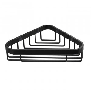 Полка для ванной угловая Colombo Design Basic 20.5x12x4.5 см черный матовый B2732.NM Полка для ванной угловая Colombo Design Basic 20.5x12x4.5 см черный матовый B2732.NM