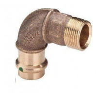 Угловой переход 90° Viega Sanpress с НР 22x3/4 SC-Contur 115623