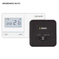 Термостат комнатный ENGO E901WIFI беспроводной программируемый Wi-Fi белый E901-WIFI