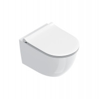 Унитаз подвесной Catalano Sfera 50x35 см безободковый Tornado Cataglaze+ белый глянцевый 0511700001/9056160000