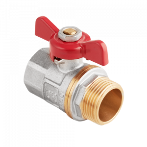 Кран шаровой AquaHit 3/4 НВ PN 25 ручка-бабочка BV31405 Кран шаровой AquaHit 3/4 НВ PN 25 ручка-бабочка BV31405