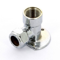 Водорозетка обжимная Tiemme 15x1/2 хромированная 1130074
