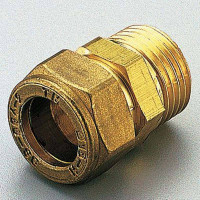 Муфта обжимная Tiemme 1000 12х3/8 наружная резьба 1000091