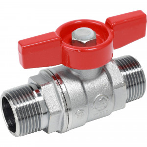 Кран шаровой Giacomini R253 1/2 НР-НР бабочка R253X003 Кран шаровой Giacomini R253 1/2 НР-НР бабочка R253X003