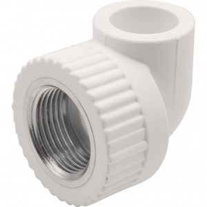 Угольник комбинированный 90° PP-R THERMOLIGHT 20 мм x 3/4 ВР белый НС-1620665 Угольник комбинированный 90° PP-R THERMOLIGHT 20 мм x 3/4 ВР белый НС-1620665
