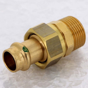 Муфта разъёмная пресс-Н бронза Viega Sanpress 15x3/4 140878 Муфта разъёмная пресс-Н бронза Viega Sanpress 15x3/4 140878