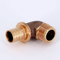 Угольник-переходник REHAU RAUTITAN RX+ 20х1/2 НР бронза 456348