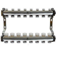 Коллекторный блок Gekon 1x3/4 EK 8 выходов с расходомерами GK 75108