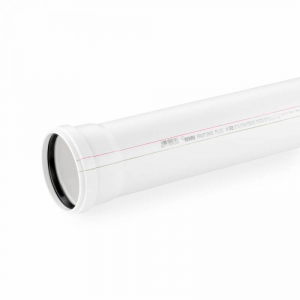 Труба канализационная REHAU RAUPIANO PLUS 50/1500 мм RAL 9003 11201441222