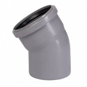 Отвод канализационный Ostendorf HT 32 мм 30° RAL 7037 110110 Отвод канализационный Ostendorf HT 32 мм 30° RAL 7037 110110