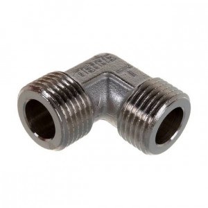 Угольник никелированный Tiemme 1/2 x 1/2 НН 1500264