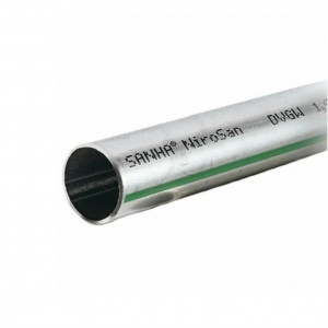 Труба SANHA NiroPress серия 9500.3C 22x1.2 мм 3 м нержавеющая сталь 1.4404 6950022.3C Труба SANHA NiroPress серия 9500.3C 22x1.2 мм 3 м нержавеющая сталь 1.4404 6950022.3C
