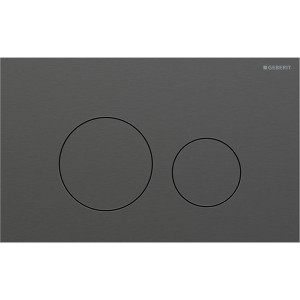 Смывная клавиша Geberit Sigma40 двойной смыв круглая черный хром шлифованный 115.628.QD.1 Смывная клавиша Geberit Sigma40 двойной смыв круглая черный хром шлифованный 115.628.QD.1