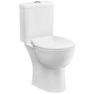 Унитаз напольный GROHE Bau Ceramic безободковый вертикальный выпуск 39429000