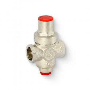 Редуктор давления General Fittings MINI 3/4 ВР 1-4 бар никелированный с отверстием под манометр 203N3140 Редуктор давления General Fittings MINI 3/4 ВР 1-4 бар никелированный с отверстием под манометр 203N3140