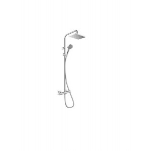 Душевая система с термостатом hansgrohe Vernis Shape Showerpipe 230 26286000 Душевая система с термостатом hansgrohe Vernis Shape Showerpipe 230 26286000