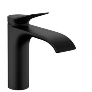 Смеситель для раковины Hansgrohe Vivenis 110 однорычажный без сливного гарнитура матовый черный 75022670 Смеситель для раковины Hansgrohe Vivenis 110 однорычажный без сливного гарнитура матовый черный 75022670