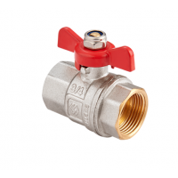 Кран шаровой HOGART Premium 1/2 ВВ PN 40 ручка-бабочка HOGBV91304
