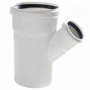 Тройник REHAU RAUPIANO Plus 110/75/45° полипропилен 11213341001 Тройник REHAU RAUPIANO Plus 110/75/45° полипропилен 11213341001