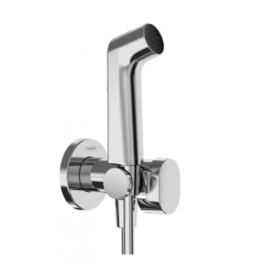 Гигиенический комплект Hansgrohe Bidette S 1 jet со шлангом и держателем хром 29232000 Гигиенический комплект Hansgrohe Bidette S 1 jet со шлангом и держателем хром 29232000
