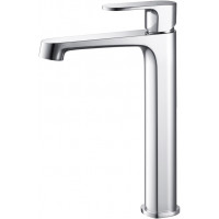 Смеситель для раковины высокий Aquanet Oberon 240 мм хром AQ1204CR