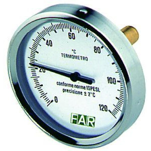Термометр FAR FA 2600 80 мм 120 °C зонд 50 мм 1/2 торцевой FA 2600 Термометр FAR FA 2600 80 мм 120 °C зонд 50 мм 1/2 торцевой FA 2600